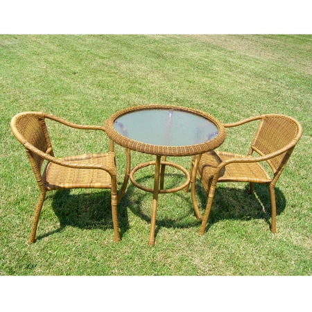 Harbor All Weather Wicker Bistro Set