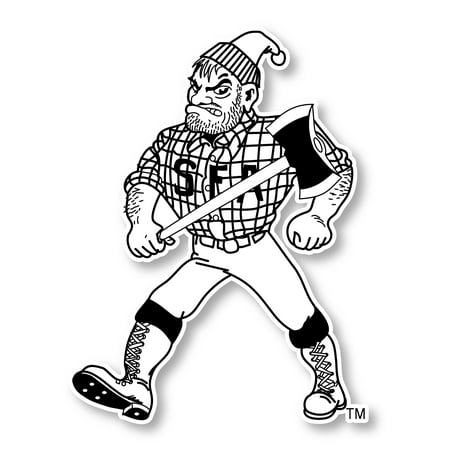 Stephen F. Austin State University 6 Inch Vinyl Mascot Magnet