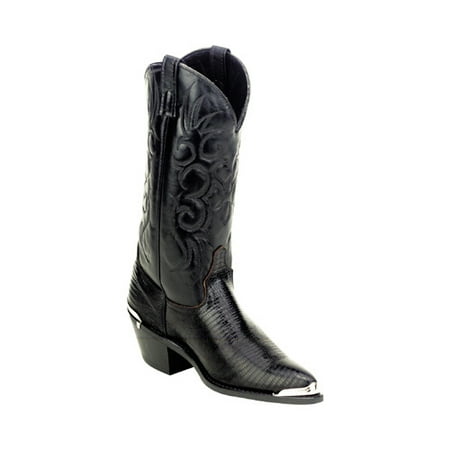Laredo Mens Atlanta Croc Pointed Toe Dress Boots Mid Calf