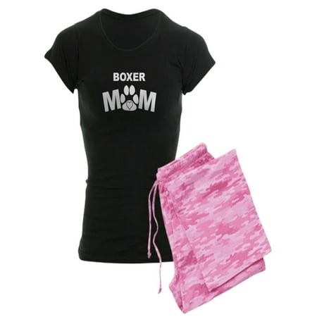 CafePress - Boxer Mom Pajamas - Women s Dark Pajamas