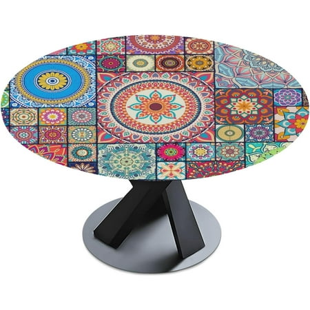 SKYSONIC Round Tablecloth Fitted Table Cover Fashion Mandala Native Waterproof Wipeable Tablecloth Cover Suitable for Indoor Outdoor Kitchen Patio BBQ Party Dining 65in
SKYSONIC Round Tablecloth Fitted Table Cover Fashion Mandala Native Waterproof Wipeable Tablecloth Cover Suitable for Indoor Outdoor Kitchen Patio BBQ Party Dining 65in