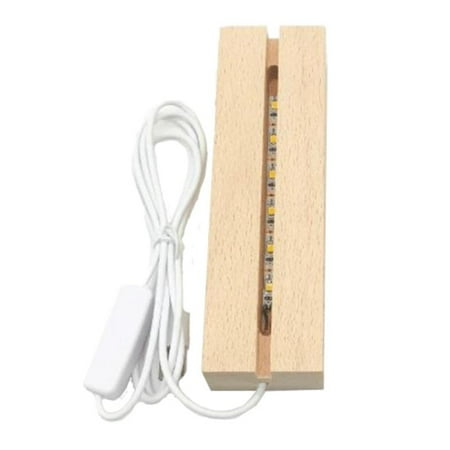 LED Night Lamp Base Wooden Lights Display Base USB Bedside Lamp Base Stand for 3D Crystal Ball Jewelry Glass Resin Art Vase
LED Night Lamp Base Wooden Lights Display Base USB Bedside Lamp Base Stand for 3D Crystal Ball Jewelry Glass Resin Art Vase