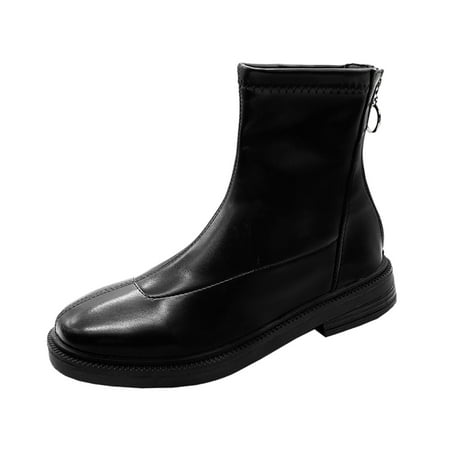 TAIAOJING Women s Ankle Boots Boots Leather Zipper Boots Retro Short Winter Heel Shoes Flat Boots Zapatillas
TAIAOJING Women s Ankle Boots Boots Leather Zipper Boots Retro Short Winter Heel Shoes Flat Boots Zapatillas