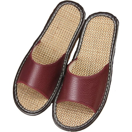 CoCopeanut Summer sandals and slippers women s linen leather sandals non-slip bathroom bath slippers home couple floor slippers swimming slippers
CoCopeanut Summer sandals and slippers women s linen leather sandals non-slip bathroom bath slippers home couple floor slippers swimming slippers