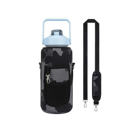 TureClos Water Bottle Sleeve Portable Colorful Side Pocket Adjustable Heats Insulation Camping Hiking Flask Protector with Should Strap Black
TureClos Water Bottle Sleeve Portable Colorful Side Pocket Adjustable Heats Insulation Camping Hiking Flask Protector with Should Strap Black