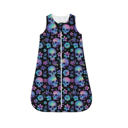 Cauagu Skull Flower Blue for Infant Wearable Blanket Unisex Girl Boy Swaddle Transition Sack - Newborn Essentials Sleep Clothes-X-Large
Cauagu Skull Flower Blue for Infant Wearable Blanket Unisex Girl Boy Swaddle Transition Sack - Newborn Essentials Sleep Clothes-X-Large