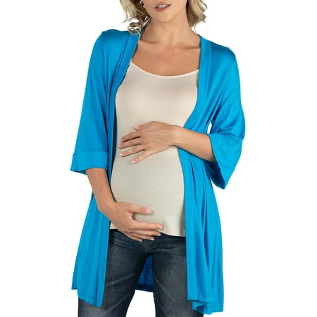 24seven Comfort Apparel Open Front Elbow Length Sleeve Maternity Cardigan M011309 Made in USA
24seven Comfort Apparel Open Front Elbow Length Sleeve Maternity Cardigan M011309 Made in USA