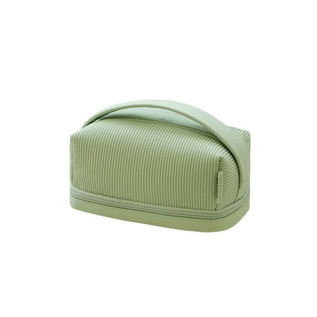 Cosmetic Bag Travel Cubic Organizer Large PU Toiletry Bag Easy Access with Handle Single / Double Layers Solid Color Double Layer Apple Green
Cosmetic Bag Travel Cubic Organizer Large PU Toiletry Bag Easy Access with Handle Single / Double Layers Solid Color Double Layer Apple Green