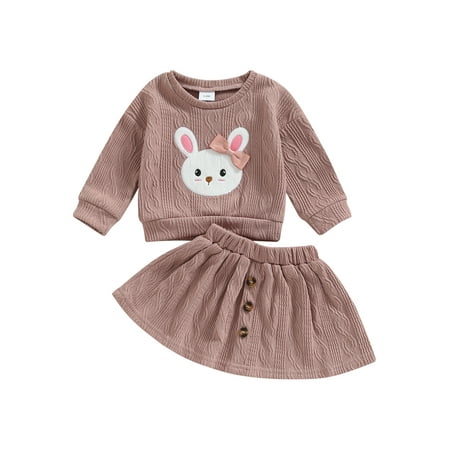 Pudcoco Girls Dress Sets Long Sleeve Round Neck Cartoon Rabbit Tops A-Lined Short Half Dress
Pudcoco Girls Dress Sets Long Sleeve Round Neck Cartoon Rabbit Tops A-Lined Short Half Dress
