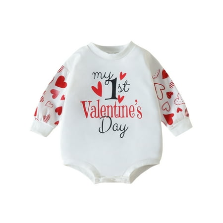 Ma&Baby Baby Girls Valentine s Day Romper Letter Heart Print Long Sleeve Round Neck Jumpsuit Bodysuit
Ma&Baby Baby Girls Valentine s Day Romper Letter Heart Print Long Sleeve Round Neck Jumpsuit Bodysuit