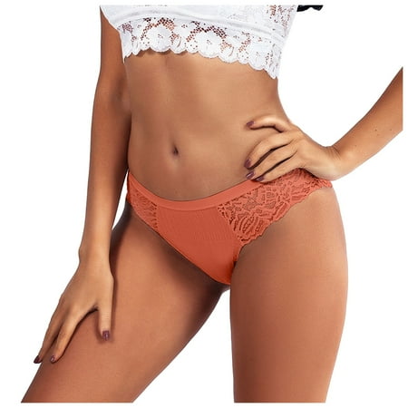 Kddylitq Women s Low Rise Bikini Underwear Breathable Briefs Soft No Show Lace Panties Red M
Kddylitq Women s Low Rise Bikini Underwear Breathable Briefs Soft No Show Lace Panties Red M