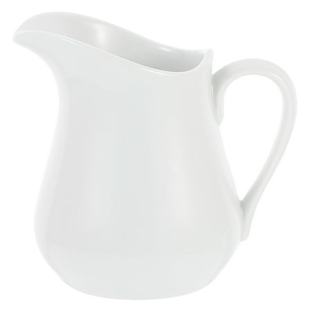 1 Pc Small And Portable Ceramic Milk Cup Milk Jug Pull Flower Cup Container