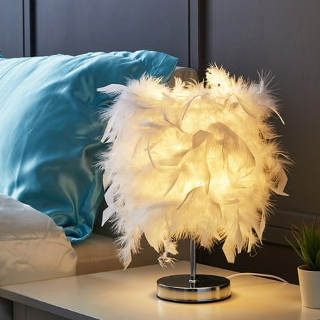Poseidon E27 Bedside Table LED Lamp Feather Romantic Living Room Bedroom Desk Night Light
Poseidon E27 Bedside Table LED Lamp Feather Romantic Living Room Bedroom Desk Night Light