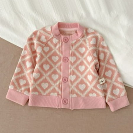 Licupiee Infant Baby Girl Valentines Day Cardigan Long Sleeve Button Closure Heart Winter Warm Knit Sweater Clothes
Licupiee Infant Baby Girl Valentines Day Cardigan Long Sleeve Button Closure Heart Winter Warm Knit Sweater Clothes