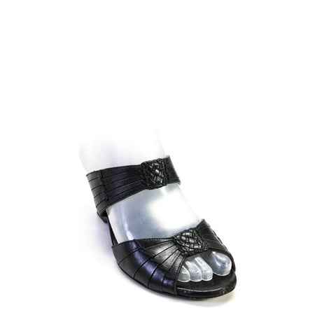 Pre-owned|Cole Haan Womens Leather Weaved Open Toe Sandals Wedges Black Size 6
Pre-owned|Cole Haan Womens Leather Weaved Open Toe Sandals Wedges Black Size 6