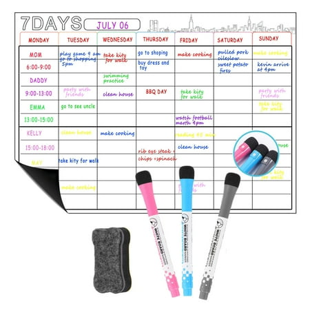 Dry Erase Fridge Magnetic Calendar - White Board Magnetic Calendar for Refrigerator Wall Home Kitchen Decor Grocery List Magnet Pad
Dry Erase Fridge Magnetic Calendar - White Board Magnetic Calendar for Refrigerator Wall Home Kitchen Decor Grocery List Magnet Pad