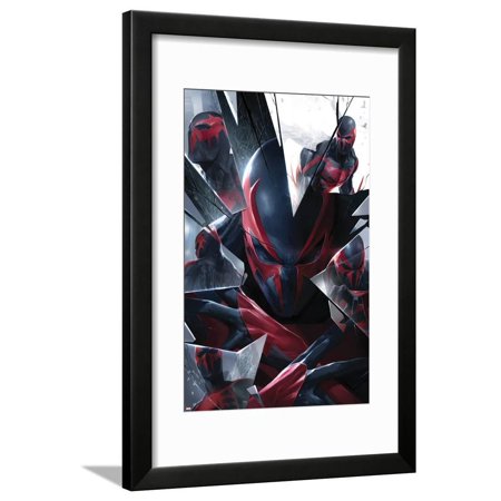 Spider-Man 2099 No. 5 Cover Framed Print Wall Art By Francesco Mattina