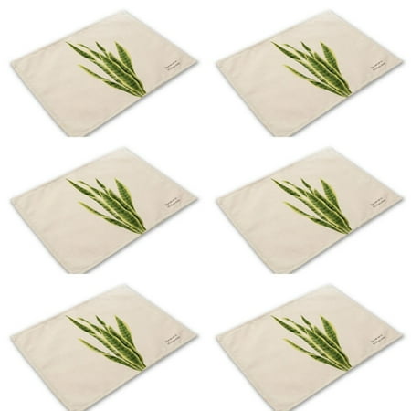 Tropical Plants Cactus Pattern Dining Table Mats Set of 6 Cotton Linen Placemats
Tropical Plants Cactus Pattern Dining Table Mats Set of 6 Cotton Linen Placemats