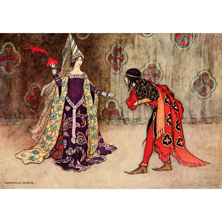 The Fairy Book 1913 I know not of any happiness I could wish for Poster Print by Warwick Goble