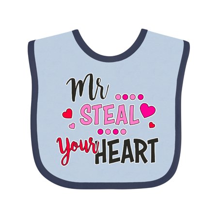 Inktastic Mr Steal Your Heart Gift Baby Boy Bib