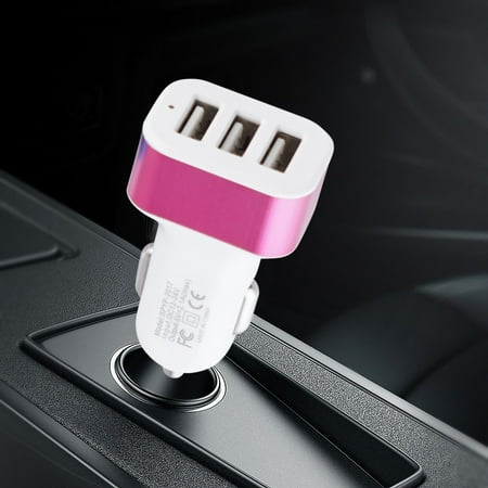 USB 3-port Aluminum Car Charger 2.1A Multifunctional Car Charger Charging Head Block Charger Block Head Charger
USB 3-port Aluminum Car Charger 2.1A Multifunctional Car Charger Charging Head Block Charger Block Head Charger