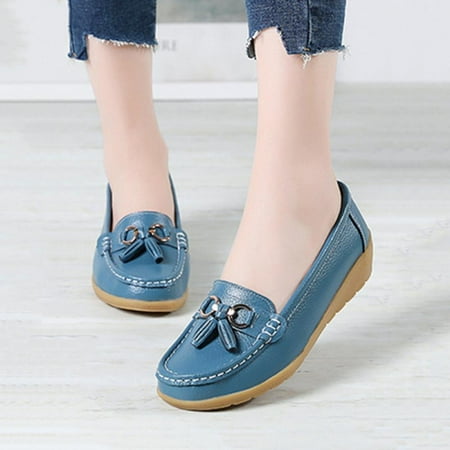 Women s Breathable Leather Loafers Moccasins Wild Driving Flats Slip-On Soft Walking Shoes
Women s Breathable Leather Loafers Moccasins Wild Driving Flats Slip-On Soft Walking Shoes