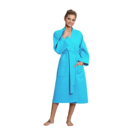 Turkuoise Women Premium Cotton Blend Lightweight Long Waffle Kimono Bath and Spa
Turkuoise Women Premium Cotton Blend Lightweight Long Waffle Kimono Bath and Spa