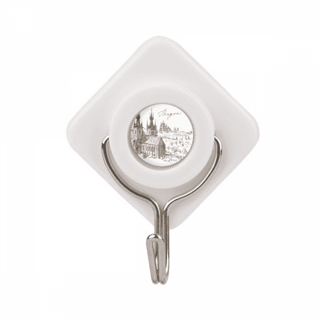 Prague Square Czech Republic Landmark Adhesive Wall Hooks Hanging Self Sticky