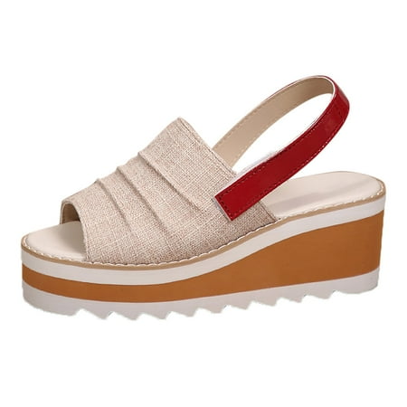 Jungdeepe Women s Summer Fashion Open Toe Wedge Leather Sandals Elastic Casual Comfort Sandals
Jungdeepe Women s Summer Fashion Open Toe Wedge Leather Sandals Elastic Casual Comfort Sandals