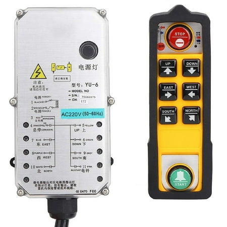 YU-6 Industrial 3-proof Remote Control Electric Hoist Remote Control for Cranes