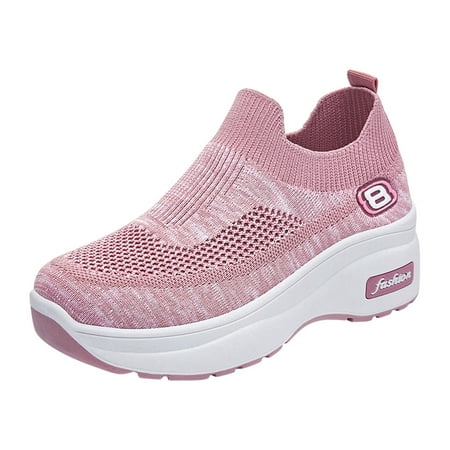 GNEIKDEING Women Wedge Trainer Shoes Leisure Breathable Outdoor Fitness Running Sport Sneakers Casual Shoes Gift on Clearance
GNEIKDEING Women Wedge Trainer Shoes Leisure Breathable Outdoor Fitness Running Sport Sneakers Casual Shoes Gift on Clearance