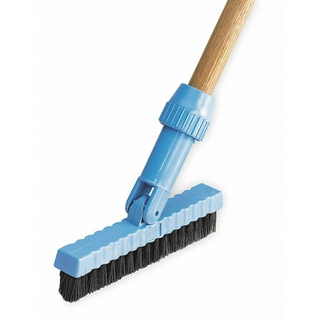 Tough Guy Swivel Tile and Grout Brush Blue Handle 3CPH2