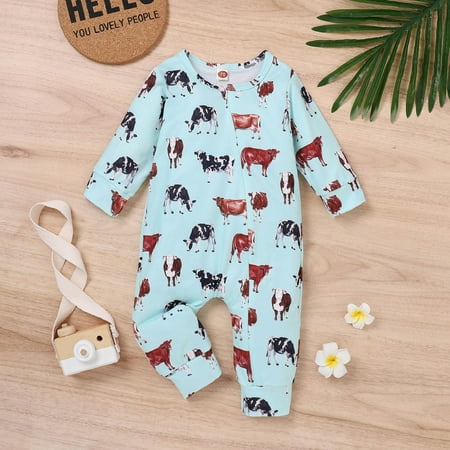 NIUREDLTD Boys Girls Long Sleeve Cartoon Animal Prints Romper Jumpsuit Clothes
NIUREDLTD Boys Girls Long Sleeve Cartoon Animal Prints Romper Jumpsuit Clothes