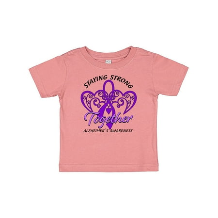 Inktastic Staying Strong Together Alzheimer s Awareness Purple Ribbon Gift Baby Boy or Baby Girl T-Shirt
Inktastic Staying Strong Together Alzheimer s Awareness Purple Ribbon Gift Baby Boy or Baby Girl T-Shirt