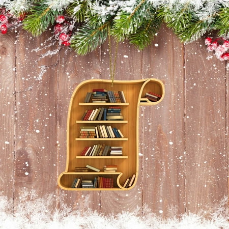 Ounabing Book Lovers Heart Shaped Bookshelf Pendant Acrylic Ornament
Ounabing Book Lovers Heart Shaped Bookshelf Pendant Acrylic Ornament