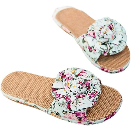 PIKADINGNIS Summer Flower Slippers for Women Comfortable Cool Breathable Indoor House Shoes Open Toe Slides with Arch Support
PIKADINGNIS Summer Flower Slippers for Women Comfortable Cool Breathable Indoor House Shoes Open Toe Slides with Arch Support