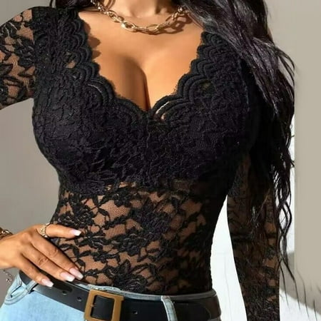 dmqupv Negligee Lingerie plus Size Women Shirt Lace Shirt See Through Casual Slim Fit Tops Body Stockings Lingerie Black Medium
dmqupv Negligee Lingerie plus Size Women Shirt Lace Shirt See Through Casual Slim Fit Tops Body Stockings Lingerie Black Medium