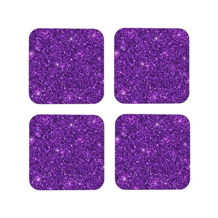 Leather Coasters with Heat-resistant for Drinks Purple Glitter Cup Coasters Cup Pad Mat for Tabletop Protection Coffee Table Office Desk and Housewarming Gift
Leather Coasters with Heat-resistant for Drinks Purple Glitter Cup Coasters Cup Pad Mat for Tabletop Protection Coffee Table Office Desk and Housewarming Gift