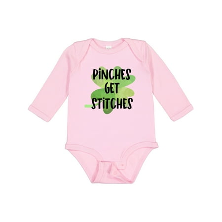 Inktastic St. Patrick s Day Pinches Get Stitches Shamrocks Gift Baby Boy or Baby Girl Long Sleeve Bodysuit
Inktastic St. Patrick s Day Pinches Get Stitches Shamrocks Gift Baby Boy or Baby Girl Long Sleeve Bodysuit