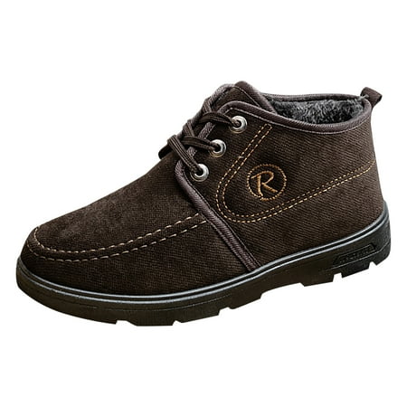 ASEIDFNSA Men Shoes Casual Leather Mens Fashion Work Boots Men Snow Boots Fashionable And Simple High Cotton Boots In Autumn And Winter Comfortable Flat Soled Thickened Cotton Warm
ASEIDFNSA Men Shoes Casual Leather Mens Fashion Work Boots Men Snow Boots Fashionable And Simple High Cotton Boots In Autumn And Winter Comfortable Flat Soled Thickened Cotton Warm