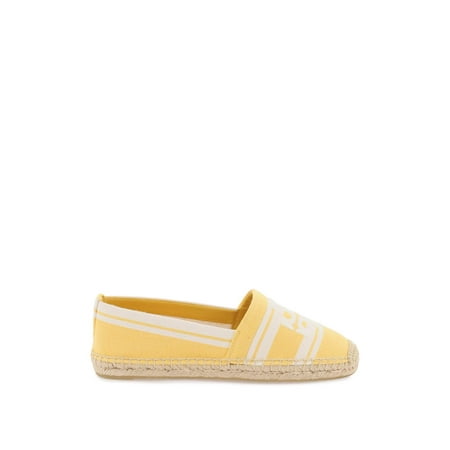 Tory Burch Striped Espadrilles With Double T Women