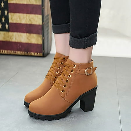 UTTOASFAY Clearance Shoes Women Boots Metal Solid Color Round Toe Thick Side Zipper Winter Women S Leather Boots Rollbacks
UTTOASFAY Clearance Shoes Women Boots Metal Solid Color Round Toe Thick Side Zipper Winter Women S Leather Boots Rollbacks