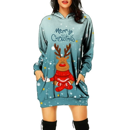 Zedker Winter Dresses for Women 2022 Plus Size Christmas Dresses for Women 2022 Wedding Guest Womens Casual With Pocket Christmas Print Long Sleeve Loose Hooded Women Dress
Zedker Winter Dresses for Women 2022 Plus Size Christmas Dresses for Women 2022 Wedding Guest Womens Casual With Pocket Christmas Print Long Sleeve Loose Hooded Women Dress