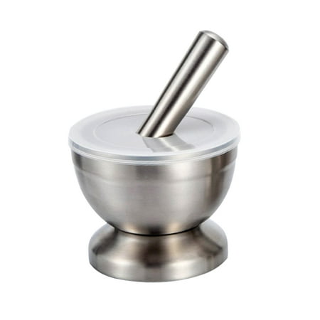 304 Stainless Steel Cup Garlic Pounder Medicine Pounding Tank Pressure Garlic Mashed Garlic Masher Grinder Mortar Daosuan Device with Lid Size L
304 Stainless Steel Cup Garlic Pounder Medicine Pounding Tank Pressure Garlic Mashed Garlic Masher Grinder Mortar Daosuan Device with Lid Size L
