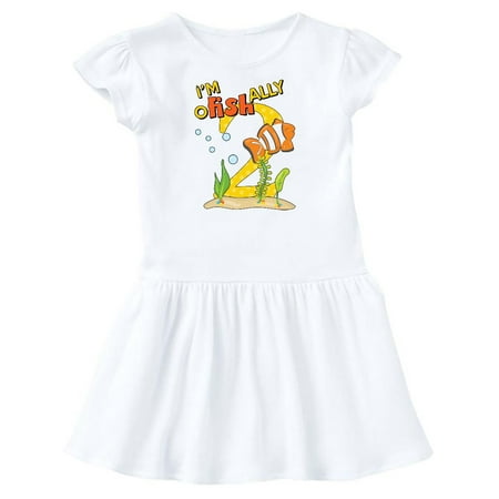 Inktastic I m O-Fish-Ally Two- Cute Clownfish Second Birthday Gift Toddler Girl Dress
Inktastic I m O-Fish-Ally Two- Cute Clownfish Second Birthday Gift Toddler Girl Dress