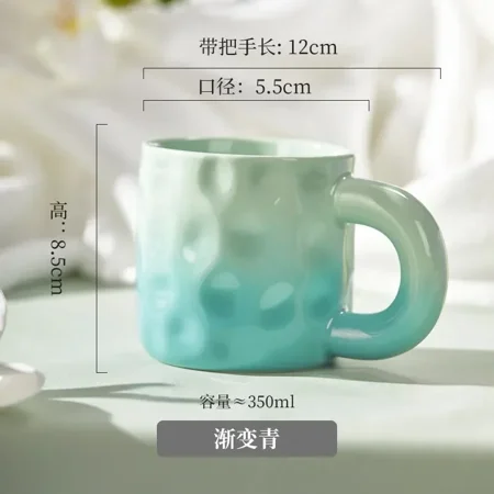 1pc 350ml Original French Style Mug Ceramic Cup Household Dopamine Couple Water Cup Girl Office Coffee Mug Summer Drinkware -350ML -green
1pc 350ml Original French Style Mug Ceramic Cup Household Dopamine Couple Water Cup Girl Office Coffee Mug Summer Drinkware -350ML -green