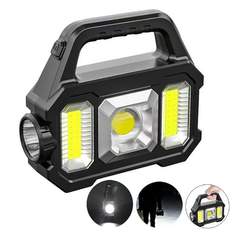 Rechargeable Camping Light with Solar Charger Multifunctional Handheld Lantern Flashlight COB Side Lamp
Rechargeable Camping Light with Solar Charger Multifunctional Handheld Lantern Flashlight COB Side Lamp