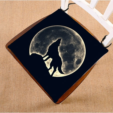 PHFZK Night Sky Chair Pad Wolf Howling Full Moon Seat Cushion Chair Cushion Floor Cushion Two Sides Size 18x18 inches
PHFZK Night Sky Chair Pad Wolf Howling Full Moon Seat Cushion Chair Cushion Floor Cushion Two Sides Size 18x18 inches