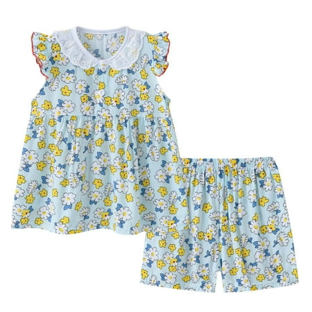 Summer Savings Clearance! 2023 TUOBARR Toddler Girl Outfits Toddler Kids Baby Girls Short Sleeve Print T-Shirt Shorts Cotton Pajamas Outfits Set Blue 4-5 Years
Summer Savings Clearance! 2023 TUOBARR Toddler Girl Outfits Toddler Kids Baby Girls Short Sleeve Print T-Shirt Shorts Cotton Pajamas Outfits Set Blue 4-5 Years