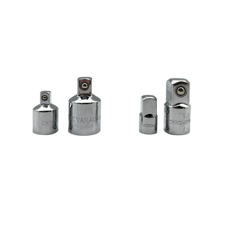 Industro 4 Piece 3 By 8 & 1 By 2 Drive Socket Adapter Set - Chrome Vanadium Steel
Industro 4 Piece 3 By 8 & 1 By 2 Drive Socket Adapter Set - Chrome Vanadium Steel